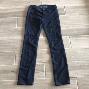AG dark wash mid-rise Stevie slim straight sz. 26